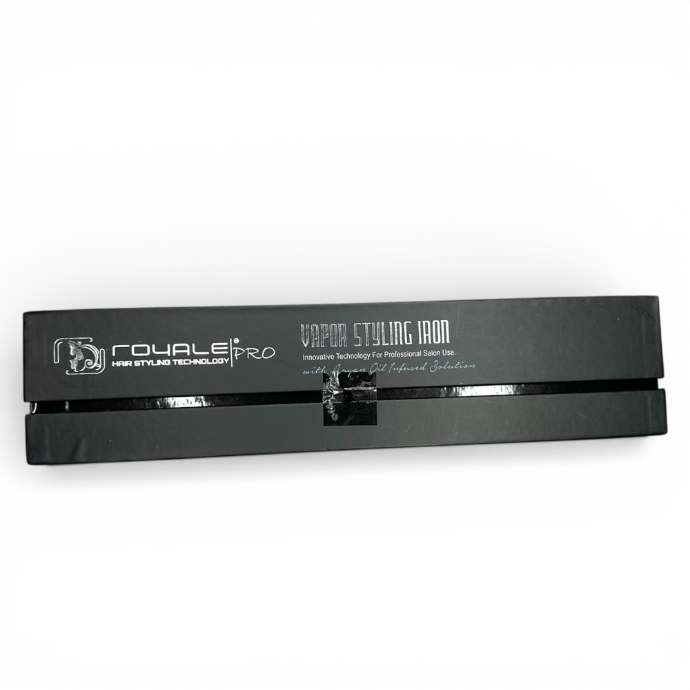 Ceramic Tourmaline Vapor Styling BLACK Flat Iron with Argan Infusion Oil - Picture 5 of 8